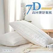 《DUYAN竹漾》7D高回彈舒眠枕  台灣製