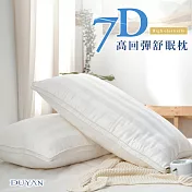 《DUYAN竹漾》枕頭 7D高回彈舒眠枕 臺灣製