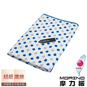 【MORINO摩力諾】超細纖維可愛滿版海灘巾/浴巾 圓點