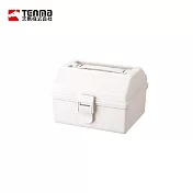 【日本天馬】HACOTTO 方形多功能PP手提式收納工具箱-4色可選 -雲朵白