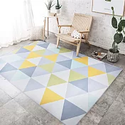 【收納職人】現代歐美輕奢風地毯/床邊毯/茶几毯_彩三角