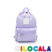 CILOCALA 亮彩尼龍防潑水後背包 (小) 薰衣草紫