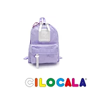 CILOCALA 亮彩尼龍防潑水後揹包 (迷你) 薰衣草紫