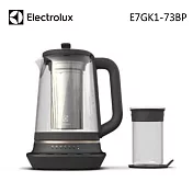 Electrolux 瑞典 伊萊克斯 Explore7 主廚系列1.7L多功能玻璃溫控電茶壺 E7GK1-73BP