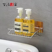 【生活採家】樂貼系列臺灣製304不鏽鋼浴室廚房用品置物籃(小)#99488