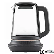 【Electrolux伊萊克斯】1.7L多功能玻璃智慧溫控電茶壺 E7GK1-73BP 七段溫控 快煮壺