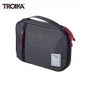 德國TROIKA商務品味科技包BBG54/GY(防水;19x26公分)3C電子產品收納包商務包 適耳機充電線小平板