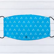 IHERMI 藍白三角 個性口罩 台灣製