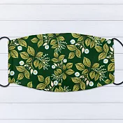 IHERMI 綠葉白花 個性口罩 台灣製