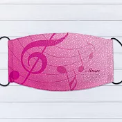 IHERMI 粉紅音符 個性口罩 台灣製