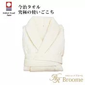 【Broome】今治純棉浴袍/睡袍(M)共2色- 象牙 | 鈴木太太公司貨