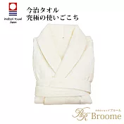 【Broome】今治純棉浴袍/睡袍M (象牙) | 鈴木太太公司貨