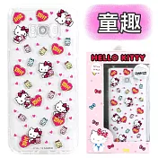 【Hello Kitty】Samsung Galaxy S8 (5.8吋) 彩繪空壓手機殼(童趣)