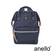 anello 新版基本款2代R系列 防潑水強化 經典口金後背包 Small size- 深藍