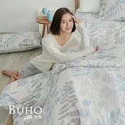 《BUHO》雙人四件式薄被套床包組 《浮生虛閒》