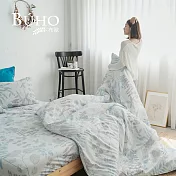 《BUHO》單人二件式床包枕套組 《浮生虛閒》