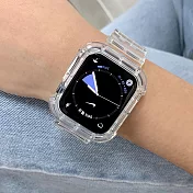 Apple Watch 42/44mm 全包覆透明替換手錶錶帶