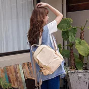 Kiiwi O!  防盜尼龍系列3way後背包 Regan 知性米