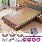 輕鬆二折串聯式手工彈簧床墊-單人3X6.2尺