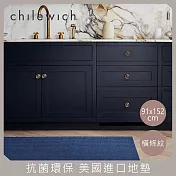 【chilewich】美國抗菌環保地墊 玄關墊91x152cm橫條紋 莓果藍