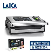【LAICA 萊卡】專業級雙馬達真空包裝機 送專用真空袋(捲式) VT3240