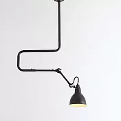 H&R安室家 吸頂伸縮版萬能工作壁燈 ZA0035黑色