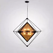 H&R安室家大號玻璃立方吊燈 ZA0091琥珀