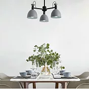 H&R安室家  3燈CANDY吊燈 ZA0168灰色