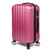 【SINDIP】一起去旅行 ABS 20吋行李箱(磨砂耐刮外殼)20吋玫紅(桃紅)