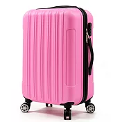 【SINDIP】一起去旅行 ABS 20吋行李箱(磨砂耐刮外殼)20吋粉
