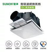 【SUNON】建準DC直流側吸濾網換氣扇BVT21A006(超省電/極靜音/大風量/保固三年)