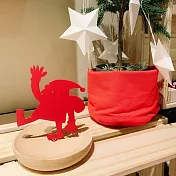 Fold & Plait 星光燦爛-拓香木座(聖誕老人)