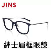 JINS 紳士方框眼鏡(特AMRF18S029)海軍藍