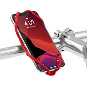 Bone 蹦克 單車手機綁 手機架 第四代 把手款 Bike Tie 4 紅色