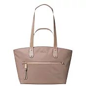 MICHAEL KORS 尼龍拉鍊肩背包-灰卡