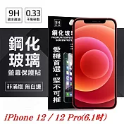 Apple iPhone 12 / 12 Pro (6.1吋) 超強防爆鋼化玻璃保護貼 (非滿版) 螢幕保護貼透明