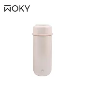 【WOKY 沃廚】輕量隨行陶瓷保溫瓶260ML粉色