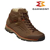 GARMONT 中性款GTX雪地中筒休閒旅遊鞋Miguasha Nubuck GTX A.G.481249/213(481252/213) (防水透氣、黃金大底、健行鞋)UK4.5咖啡橘