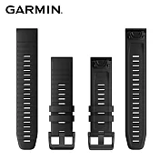 【GARMIN】QUICKFIT 22mm 矽膠錶帶黑色