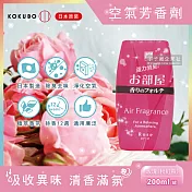 2瓶任選超值組【日本KOKUBO小久保】除臭去味空氣芳香劑(200ml/罐)玫瑰*2組