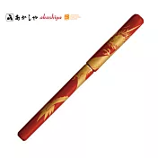 【AKASHIYA 愛格詩雅】天然竹筆 越前塗 漆塗 龍 紅色 (UK18E-05)