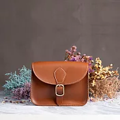 光合系 復古馬鞍包 棕色