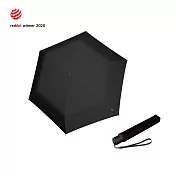 【Knirps德國紅點傘】U.200超輕薄羽量自動傘Black Black