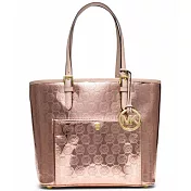 MICHAEL KORS pvc漆皮托特包-玫瑰金