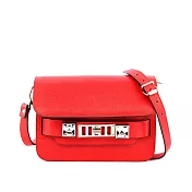 PROENZA SCHOULER mini 新款 防刮牛皮 PS11 (金釦騎士紅)