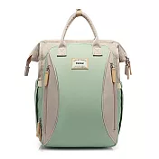 Heine海恩 WIN-215 後背包 收納後背包 尼龍包 待產包 育兒包 女包 包包 防盜防潑水背包 外出包 果綠*象牙白