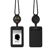 Bone 蹦克 頸掛開窗識別證套|RFID雙面感應卡夾 - 喵喵貓