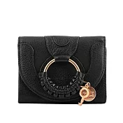 SEE BY CHLOE HANA系列三折零錢袋短夾- 黑色