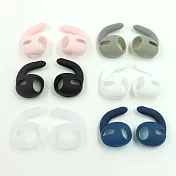 超實用AirPods Pro(第3代)2019年版無線耳機專用耳塞式矽膠耳塞套(L+R)一對裝(黑色)