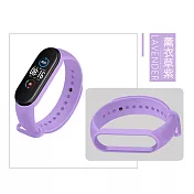【DR.Story】小米手環5專業28色矽膠錶帶薰衣草紫
